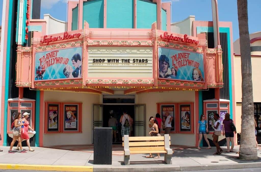 Lojas no parque Disney Hollywood Studios Orlando: Planet Hollywood Superstore