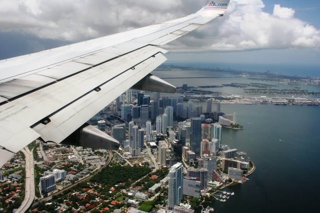 Viagem de avião de Orlando a Miami