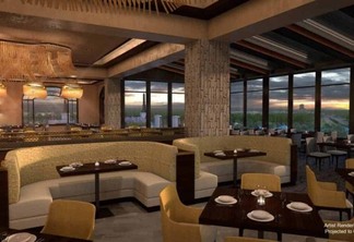 Restaurante Topolino's Terrace – Flavors of Riviera na Disney Orlando: interior