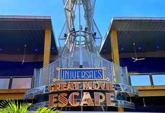 Letreiro do Universal's Great Movie Escape em Orlando