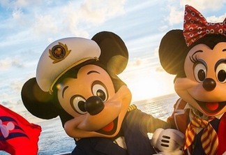 Mickey e Minnie no cruzeiro Disney