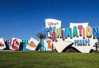 Fachada do hotel Disney Art of Animation Orlando