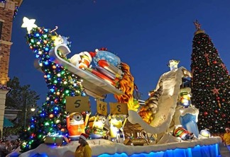Natal no Universal Studios em Orlando