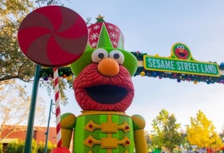 Entrada da Sesame Street Land no SeaWorld Orlando