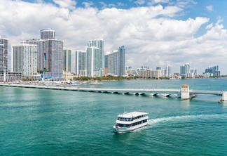 Passeio de barco em Miami