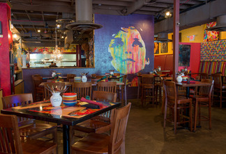 Restaurantes mexicanos em Orlando: interior Café Tu Tu Tango