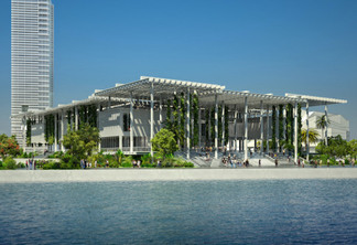 Museu de Arte de Miami: fachada do museu