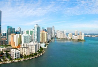 Vista da região de Miami
