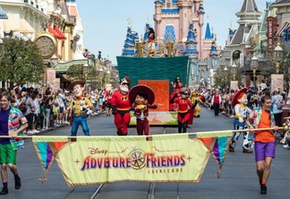 Disney Adventure Friends Cavalcade no Magic Kingdom em Orlando