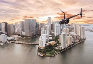 Passeio de helicóptero em Miami