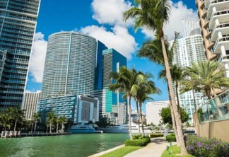 Paisagem de área em Miami