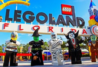 Entrada do Halloween Brick-or-Treat no Legoland Florida