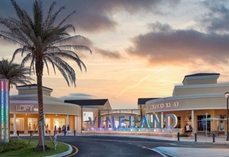 Entrada do Vineland Premium Outlets em Orlando