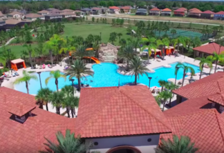 Condomínio de casas Solterra Resort em Orlando: área