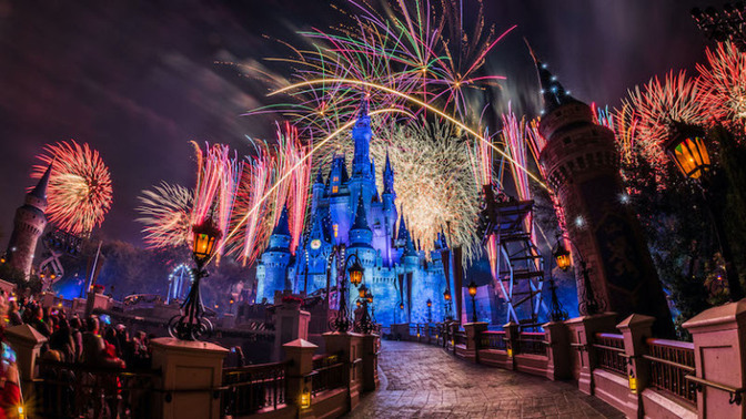 Assista à transmissão ao vivo do show de fogos de Ano Novo da Disney Orlando: Castelo da Cinderela