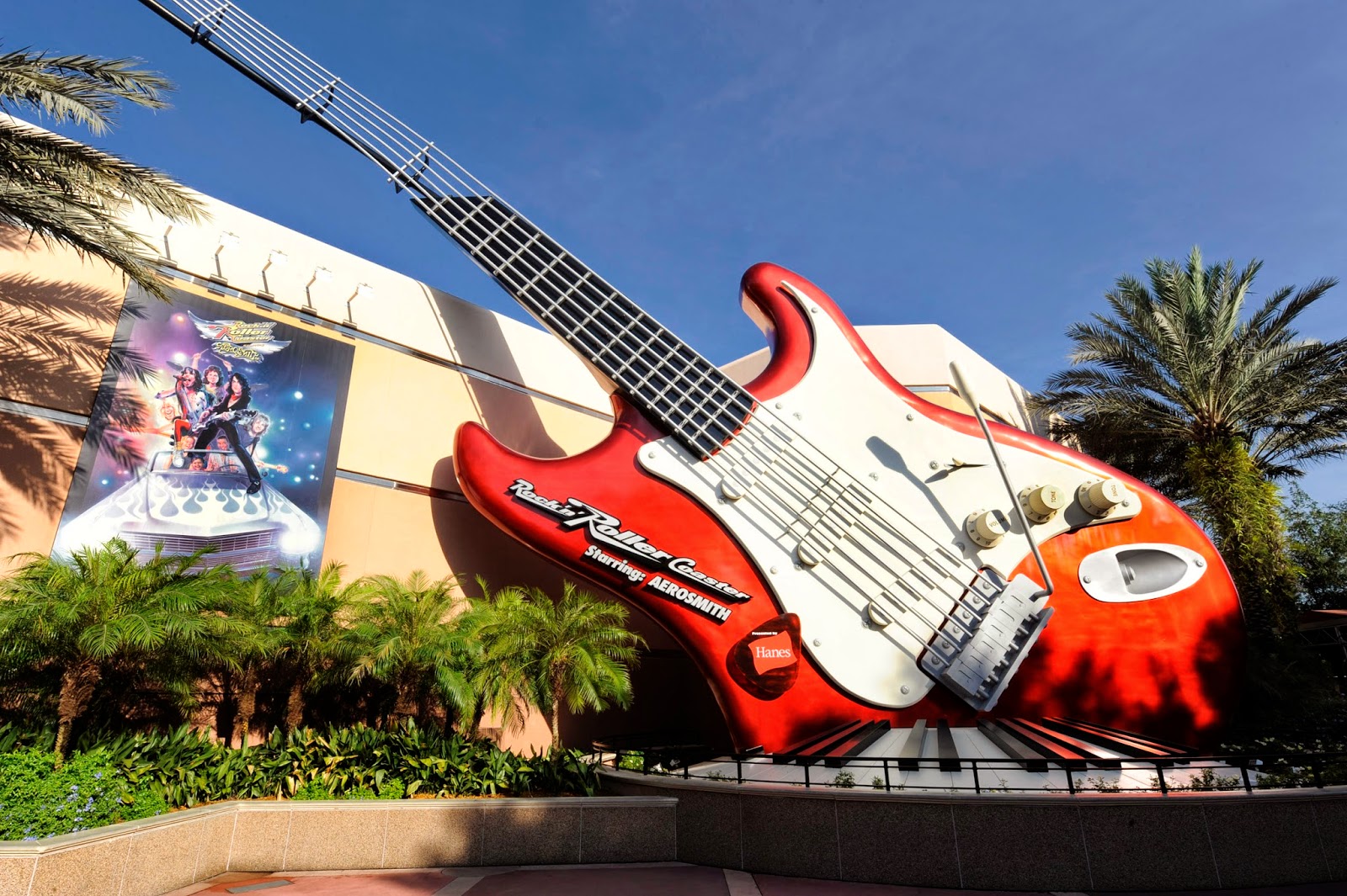 Rock'n Roller Coaster Starring Aerosmith no parque Hollywood Studios da Disney Orlando