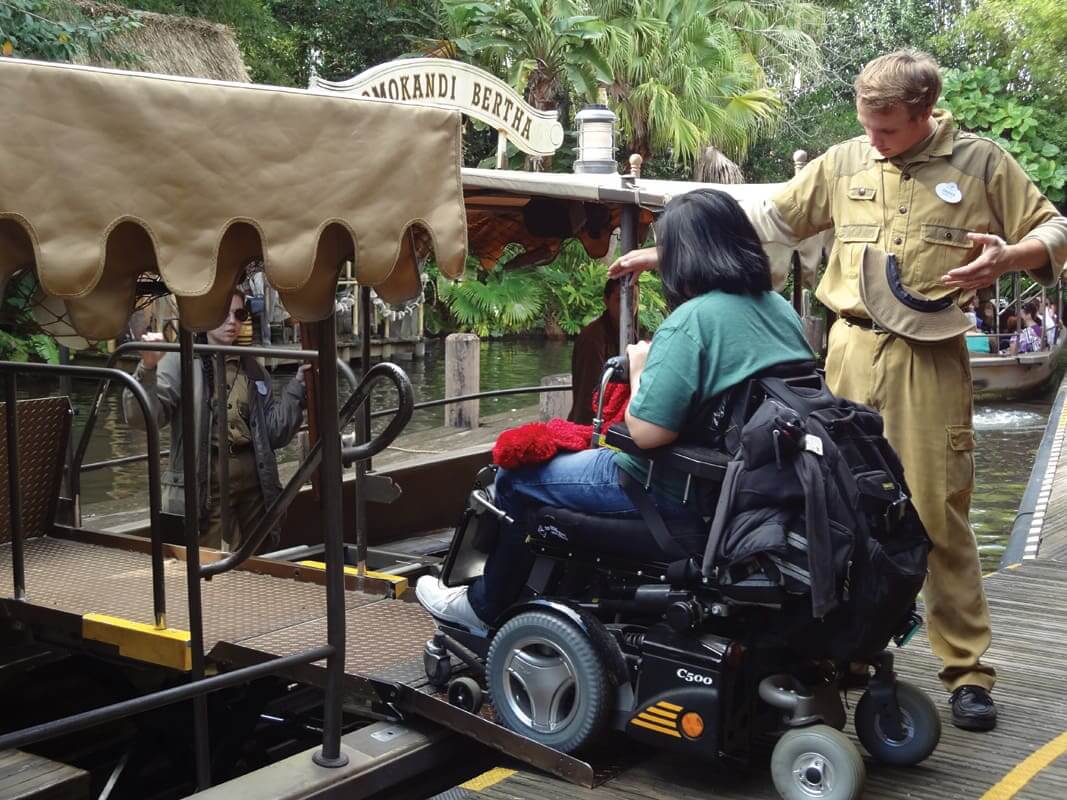 Deficientes físicos na Disney e Orlando: cadeira de rodas