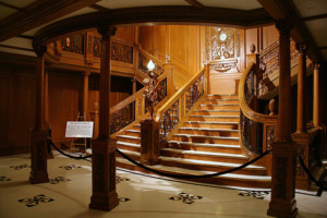 Titanic the Experience em Orlando: interior do museu