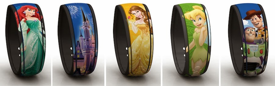 Novas pulseiras Magic Band da Disney Orlando: princesas Disney
