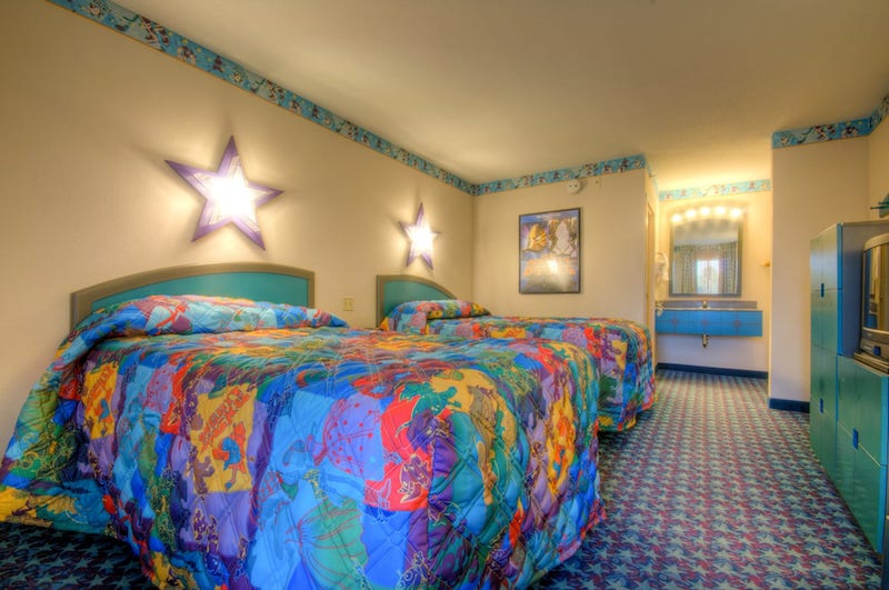 Quarto do hotel Disney All-Star Movies em Orlando