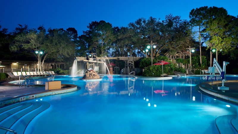 Piscina no Disney's Port Orleans Resort - Riverside