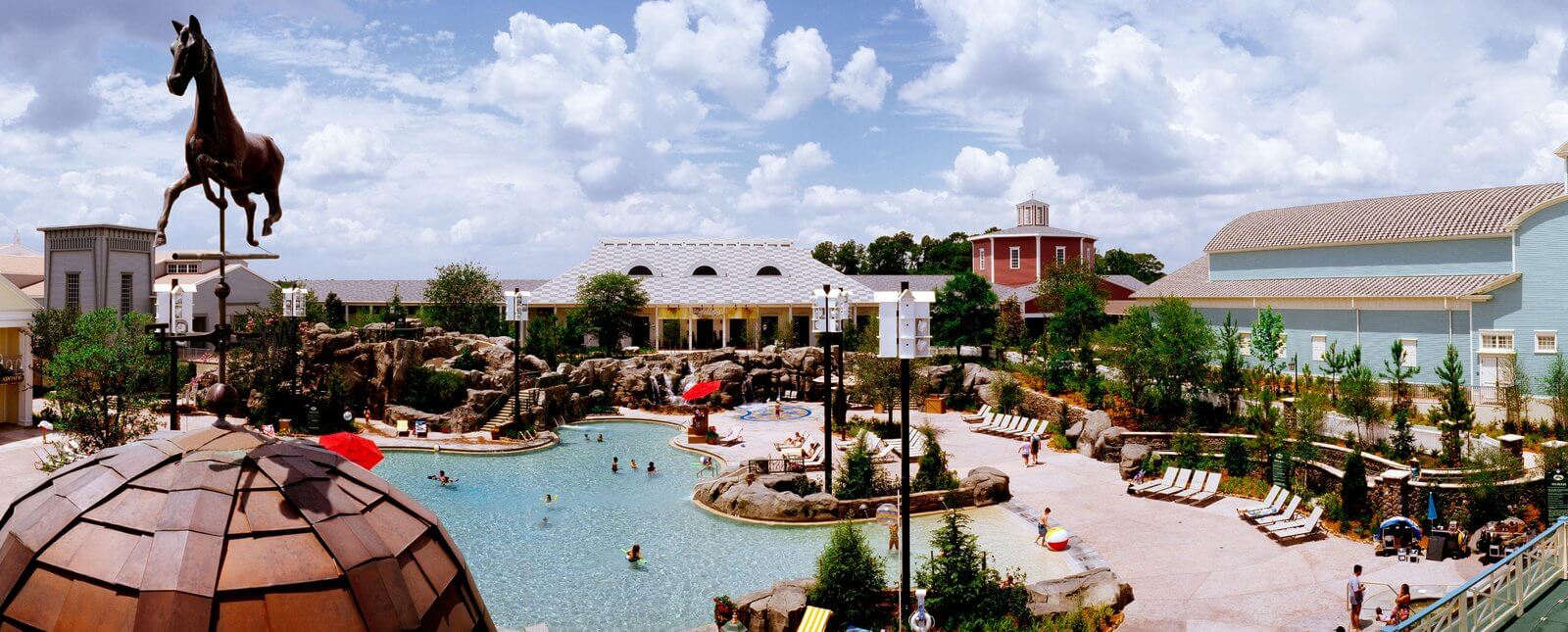 Área de lazer no Disney's Saratoga Springs Resort & Spa