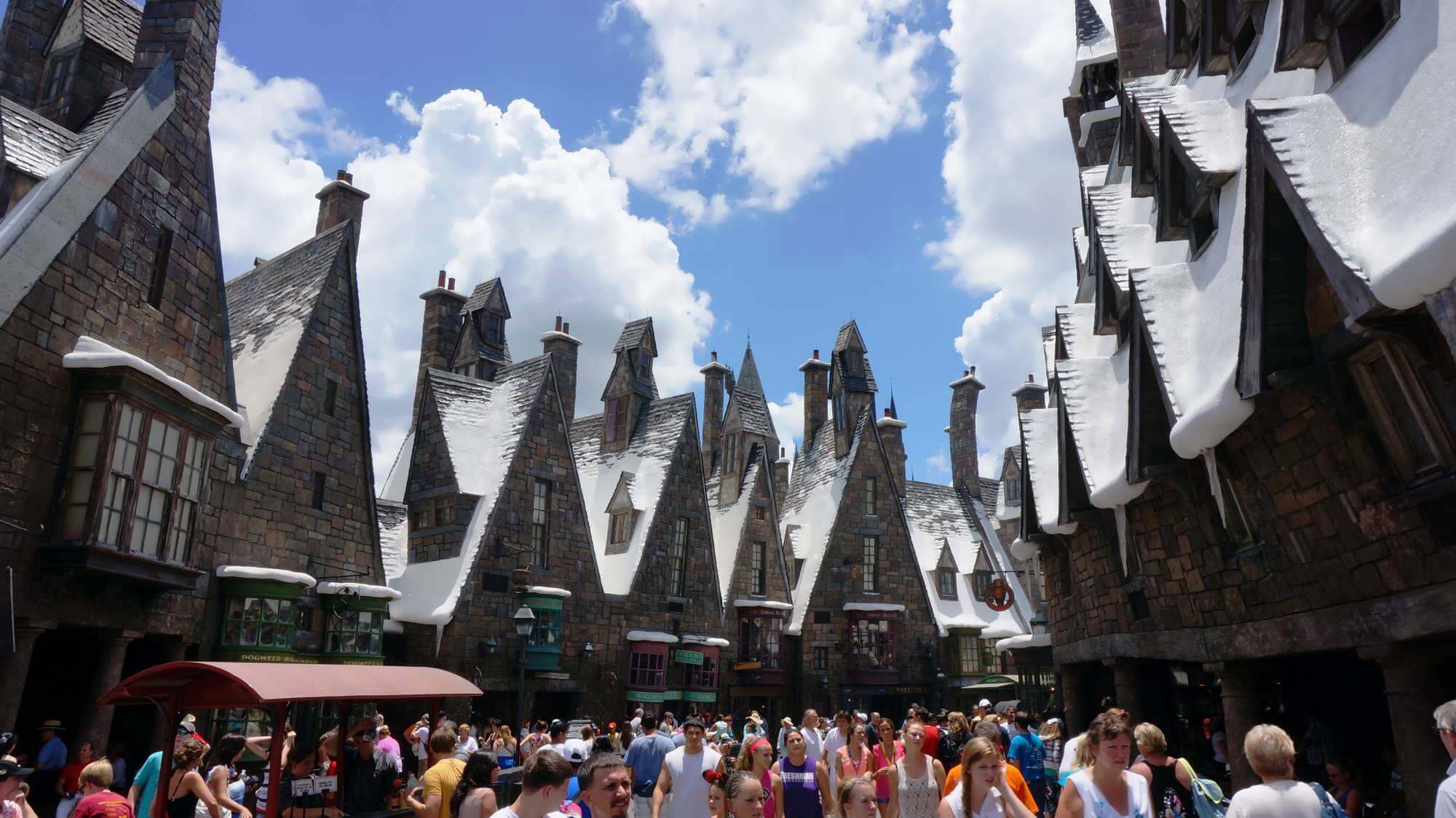 The Wizarding World of Harry Potter - Hogsmeade no parque Islands of Adventure em Orlando