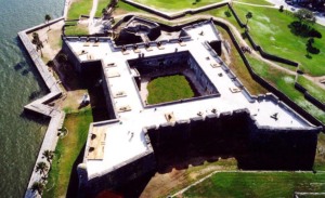 Pontos turísticos em Saint Augustine: fortaleza de Castillo de San Marcos