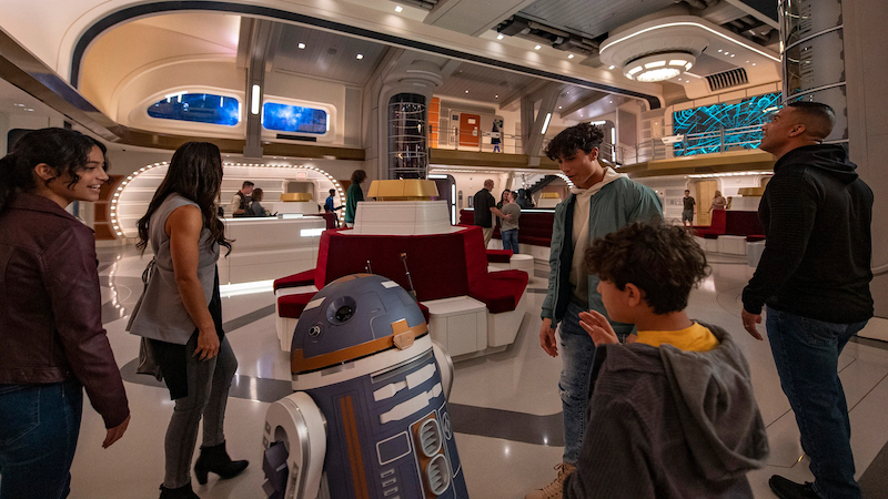Recepção do hotel Star Wars: Galactic Starcruiser na Disney Orlando