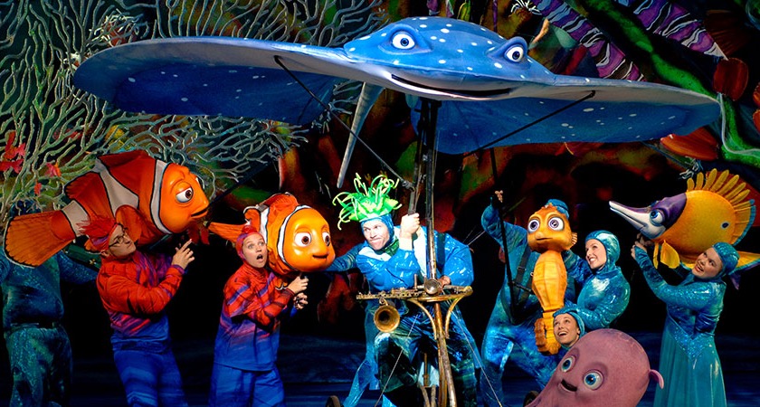 Espetáculo Finding Nemo: The Big Blue… and Beyond no Animal Kingdom da Disney Orlando