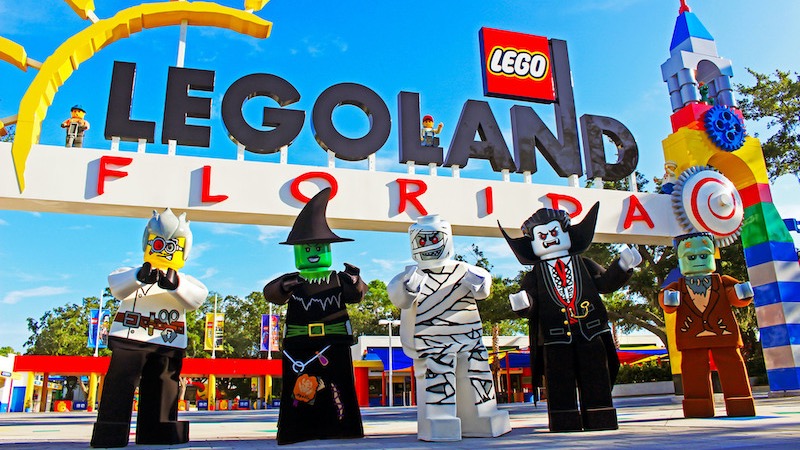Halloween no Legoland Florida em 2023