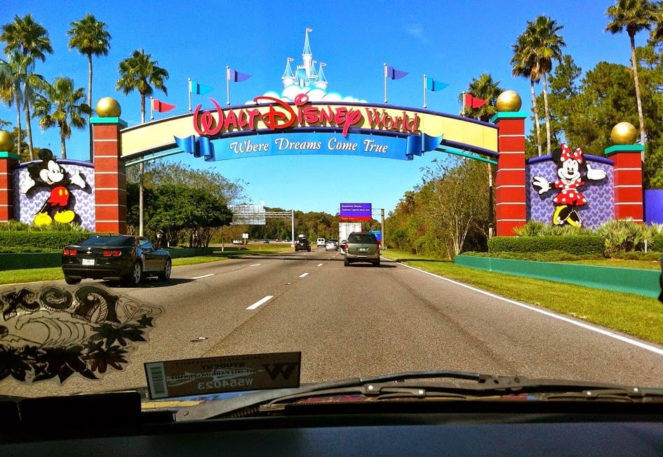 Entrada do Walt Disney World em Orlando