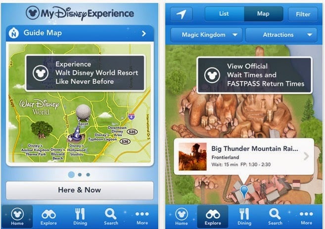 Aplicativo Disney Experience da Disney Orlando