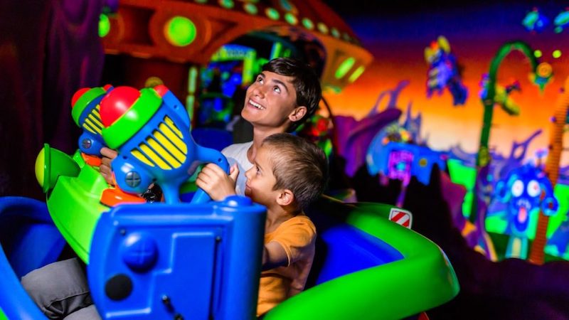 Buzz Lightyear’s Space Ranger Spin no parque Magic Kingdom da Disney Orlando
