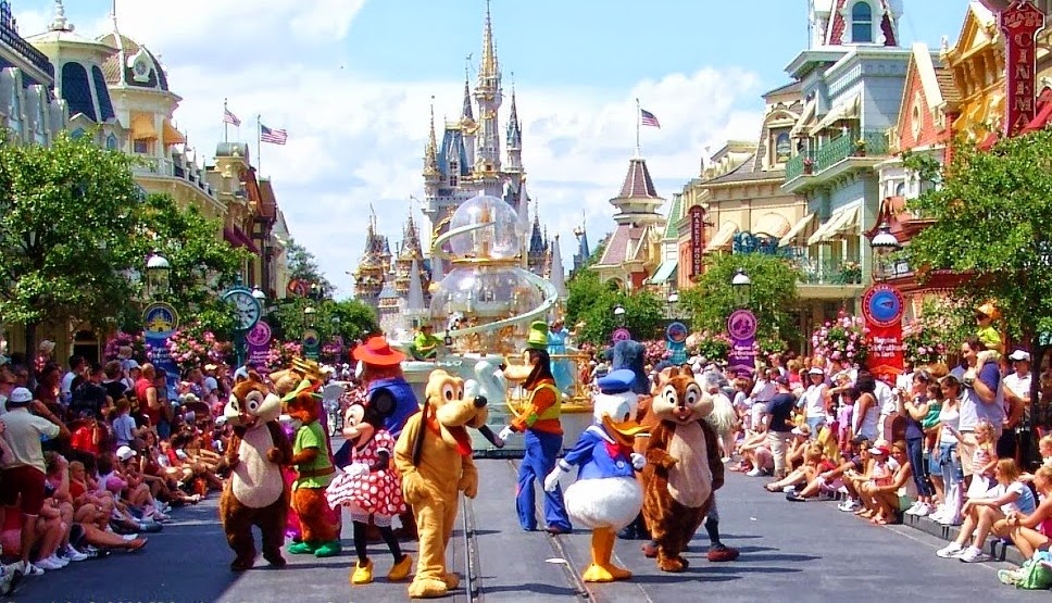 Desfile no parque Magic Kingdom da Disney Orlando