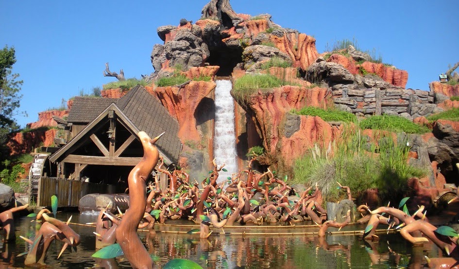 Splash Mountain no parque Magic Kingdom da Disney Orlando