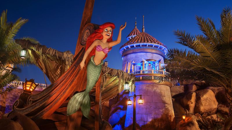 Parque Magic Kingdom da Disney Orlando: Under the Sea - Journey of the Little Mermaid