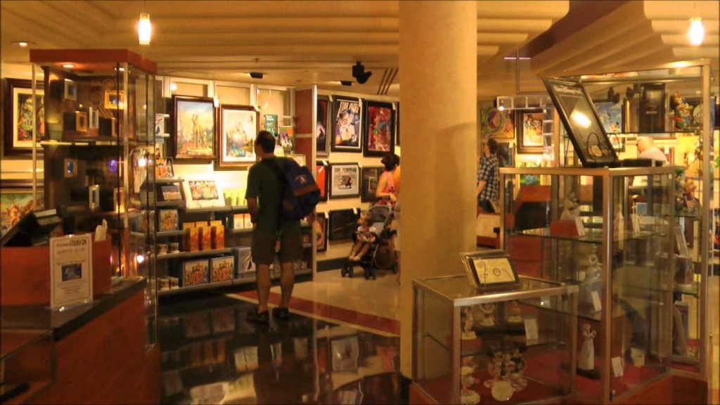 Lojas no parque Disney Hollywood Studios Orlando: Art Gallery