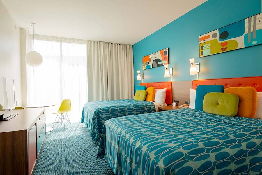 Quarto do hotel Universal's Cabana Bay Beach Resort em Orlando