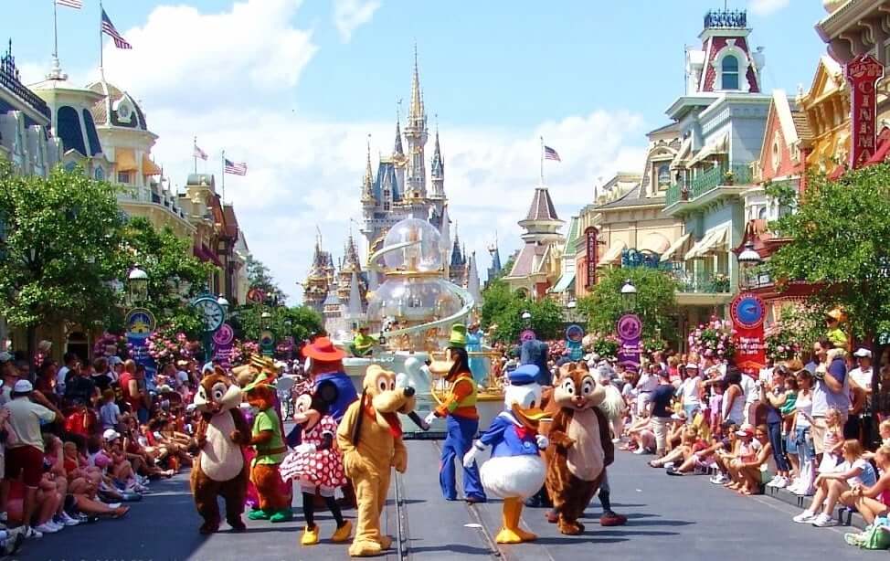 Parada no parque Magic Kingdom da Disney Orlando