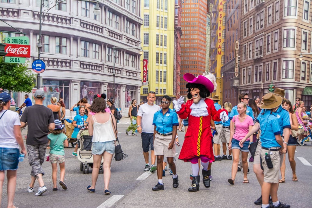 Character Palooza e o encontro com personagens na Disney Orlando: personagens de Peter Pan