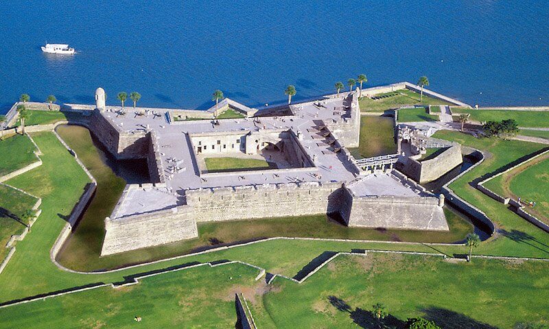 Fortaleza do Castelo de San Marcos em Saint Augustine