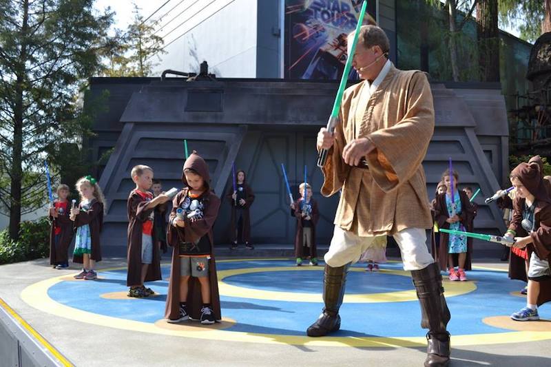 Apresentação na Jedi Training Academy no Disney Hollywood Studios Orlando