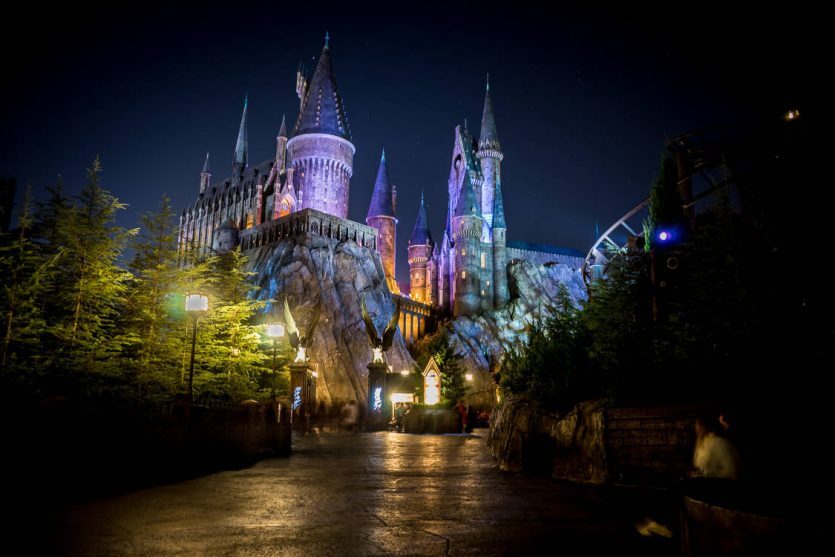 Área do Harry Potter no parque Islands of Adventure em Orlando