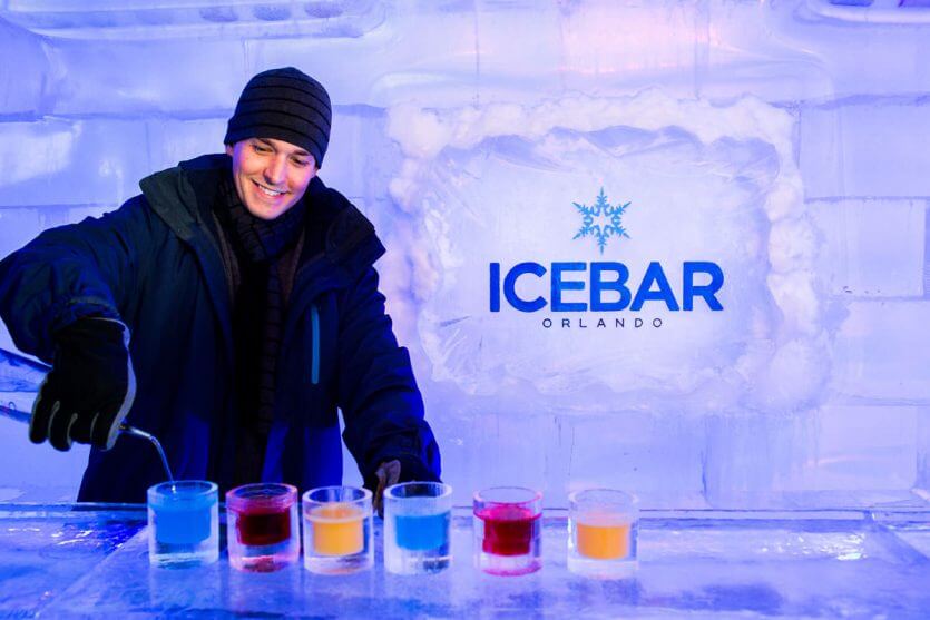 Bar de gelo IceBar em Orlando