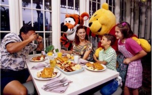 Restaurantes da Disney com personagens: Crystal Palace