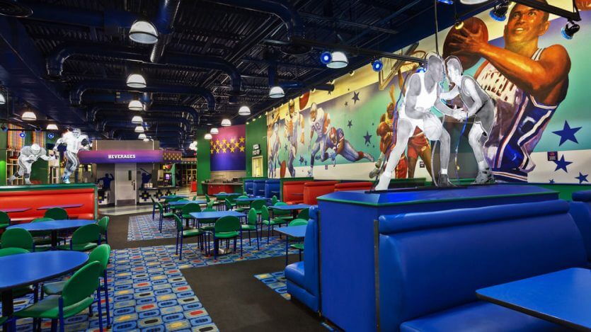 Restaurante no hotel Disney All-Star Sports em Orlando
