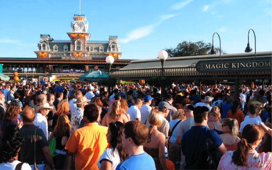 Orlando e Disney no mês de julho: Magic Kingdom lotado