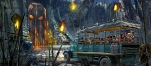 Atração do King Kong na Universal Orlando: Skull Island: Reign of Kong