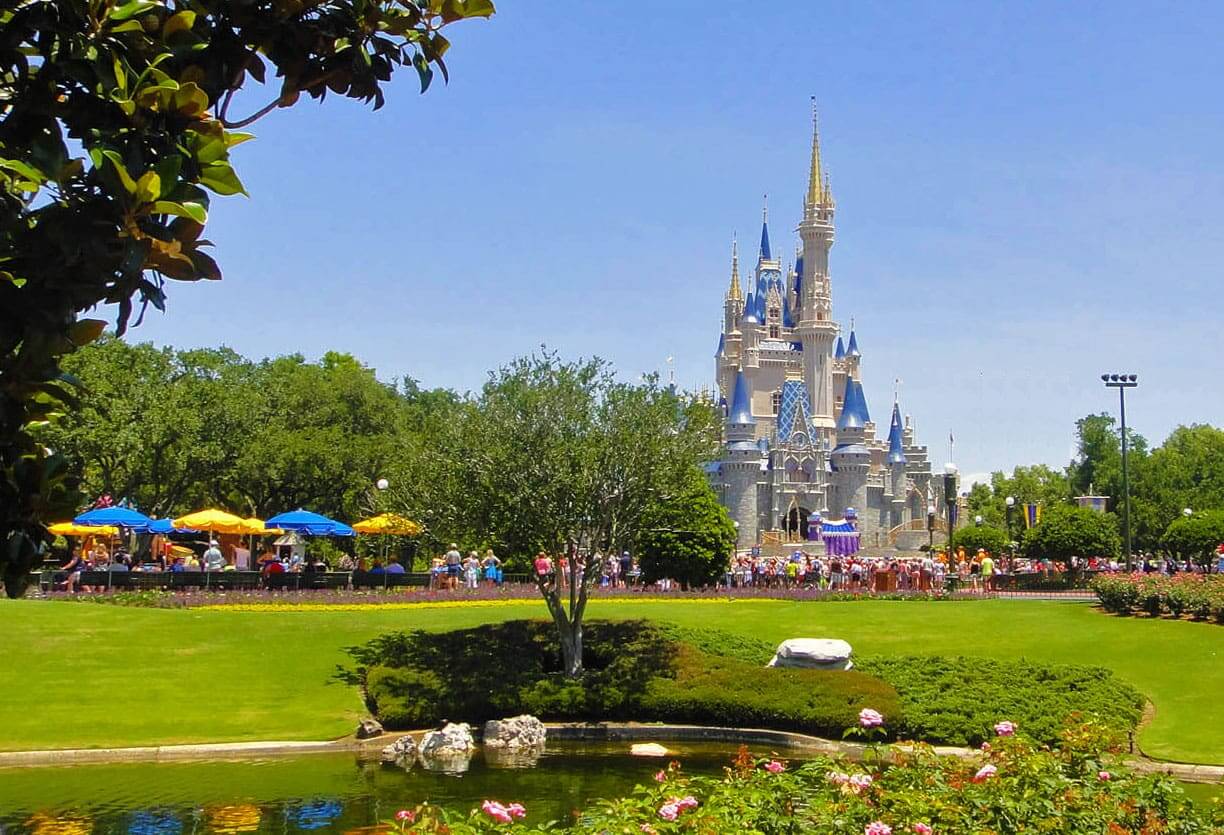 Castelo da Cinderela no parque Magic Kingdom da Disney Orlando